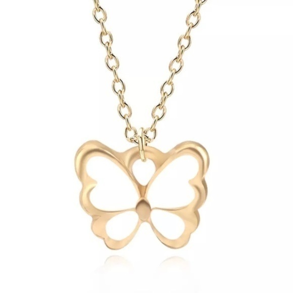 3/$30 💛 Butterfly Necklace - Picture 4 of 7